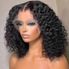 Human hair frontal lace wig